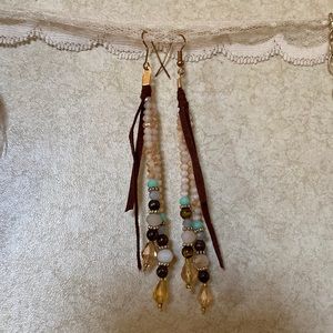 Beaded/boho earring